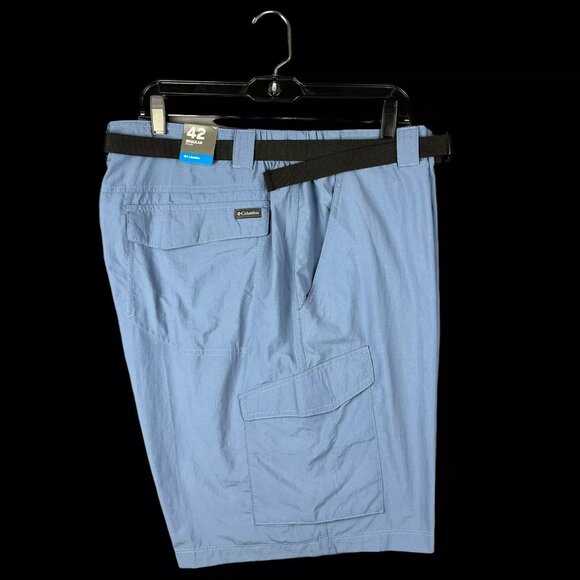Columbia Mens Cargo Shorts Size 42-44 Blue UPF 50 Sun Protection Adjustable - Picture 4 of 11